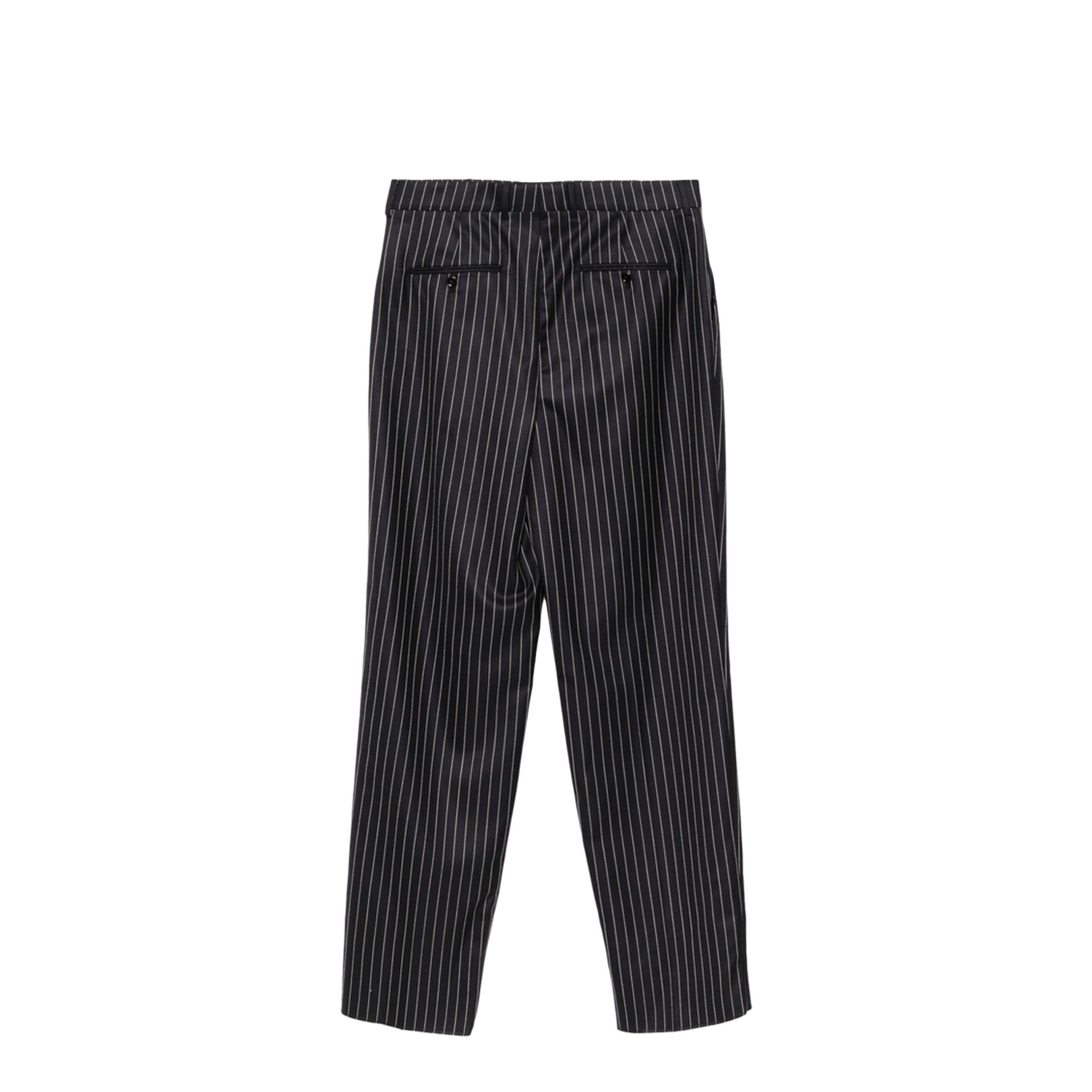 Wool Trousers With Pinstripe Motif - Image 2