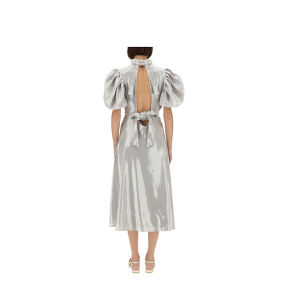 Midi Dress With Sequins - Image 3