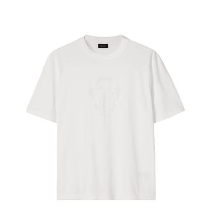 Cotton Jersey T-Shirt with Devoré Detail - Image 1