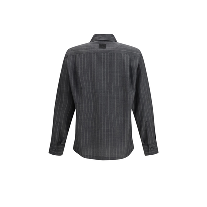 Pinstripe Wool Shirt - Image 2