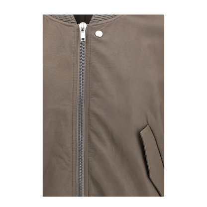 Secchia Flight Bomber in Lambskin Leather with Padding - Image 3
