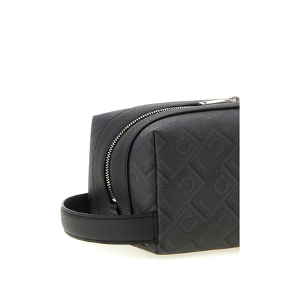 Monogram Coated Fabric Dopp Kit - Nero/Grigio - Image 3