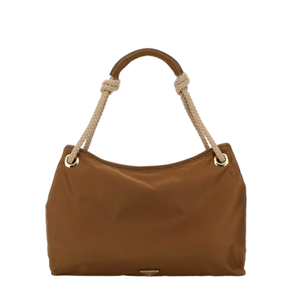 Caramel Fabric Shopping Bag - Image 1