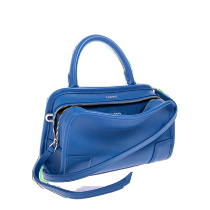 Amazona Mini Calfskin Top-Handle Bag - Royal Azur - Image 4