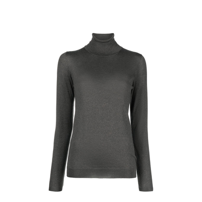 Cashmere and Silk Turtle-Neck Sweater - Image 1