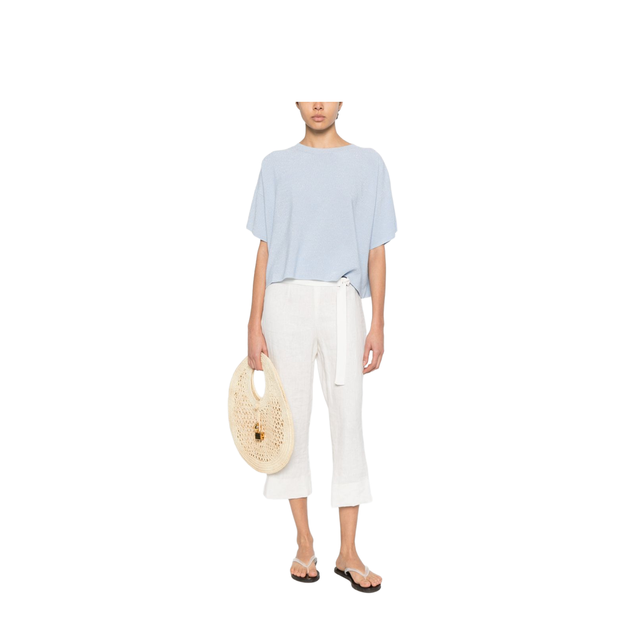 T-Shirts And Polos Clear Blue - Image 4