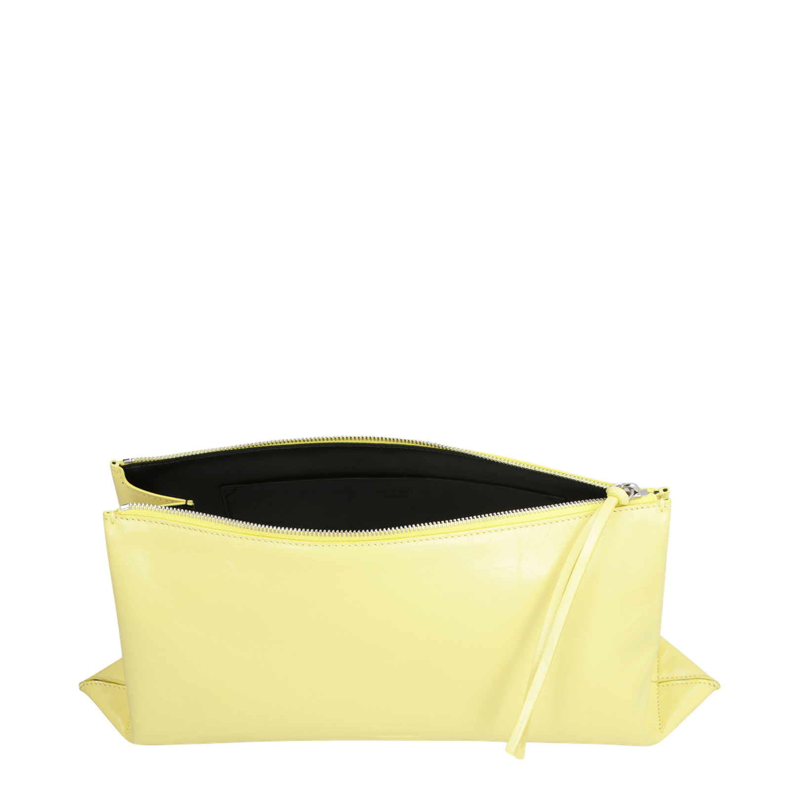 Impero Midi Leather Clutch Bag - Image 4