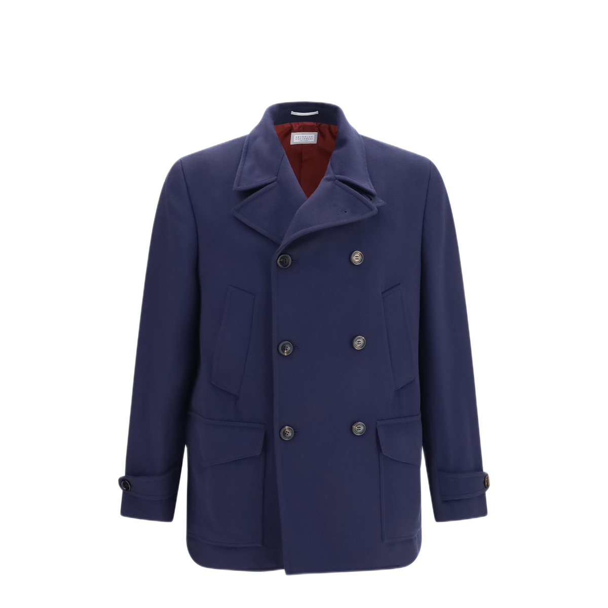 Double Breasted Wool Coat - Image 1
