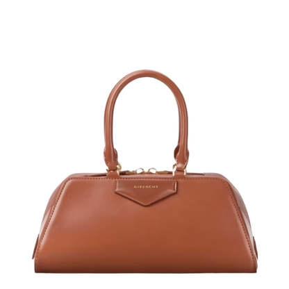 Small Antigona East-West Bag in Box Leather - Image 1