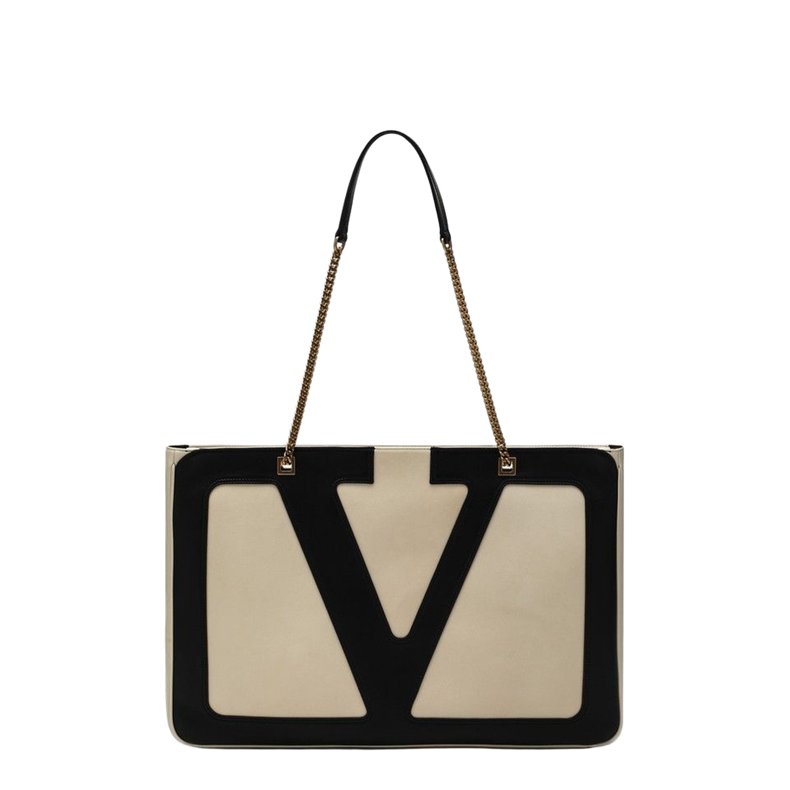 Large Viva Superstar Bag in Butter White/Black - Image 1