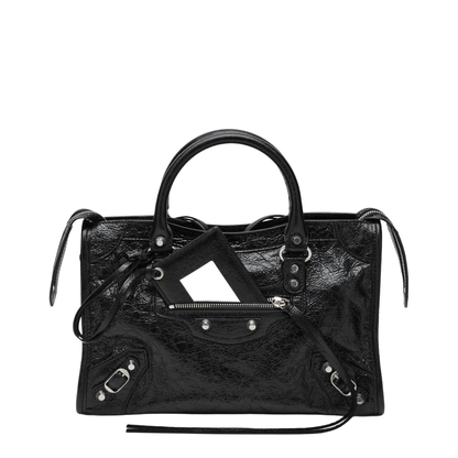 Le City Small Lambskin Top-Handle Bag - Black - Image 1
