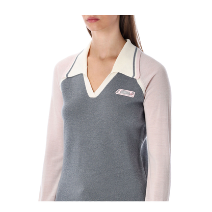 Long Sleeve Tennis Polo Shirt - Image 3