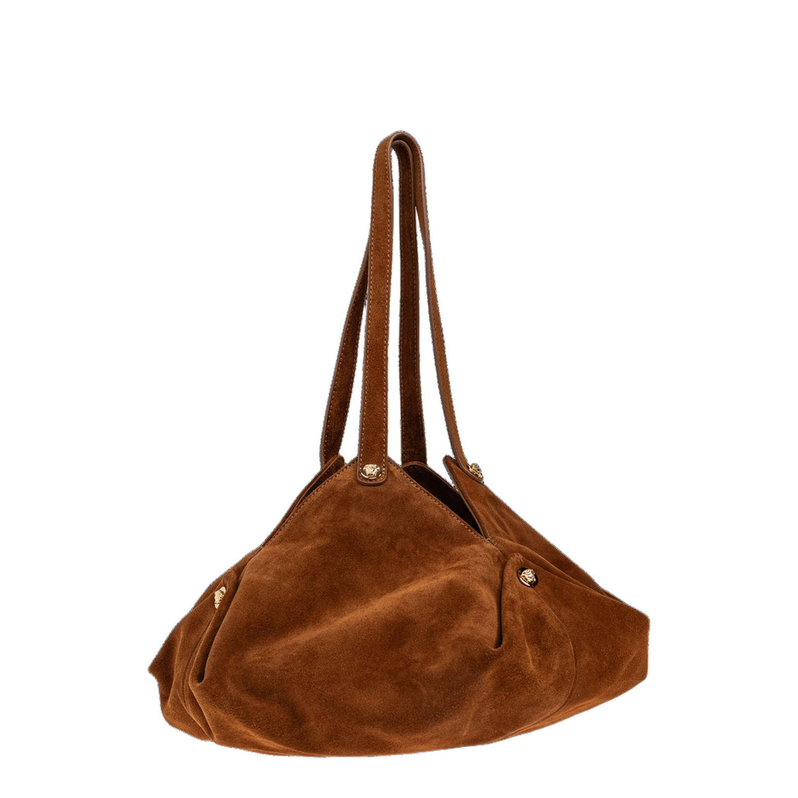 Protea Bucket Bag Suede Brown - Image 4