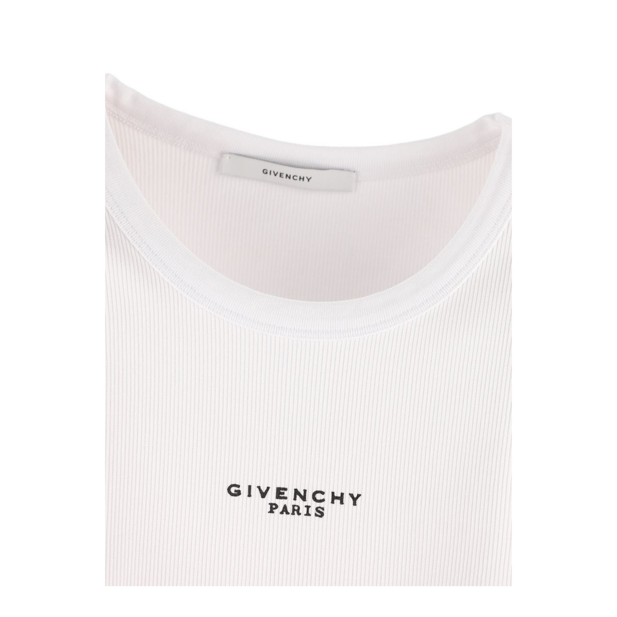 Logo Ribbed Tank Top - Image 2