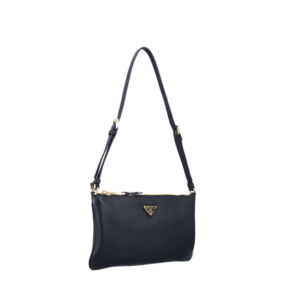 Soft Grain Shoulder Bag Black - Image 2