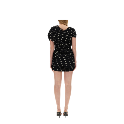 Silk Dress with Polka Dot Pattern - Image 3