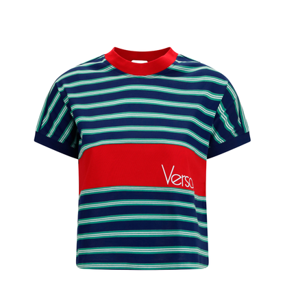 Striped Cotton T-Shirt - Image 1