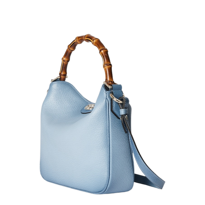 Diana Small Shoulder Bag in Gradient Blue Leather - Image 2