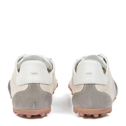 Sprinters Sneakers In Cream Leather And Vintage Suede - Image 5