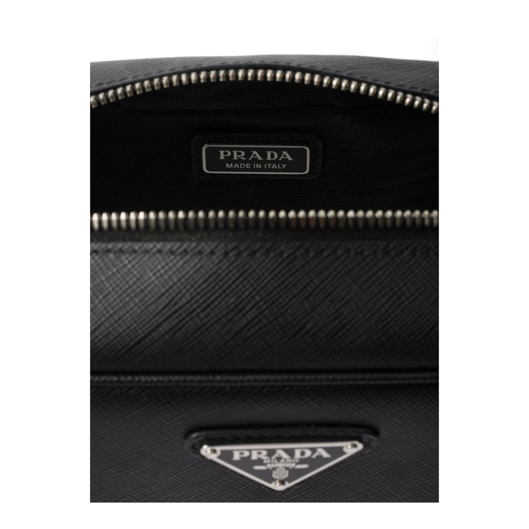 Saffiano Pouch - Black - Image 3
