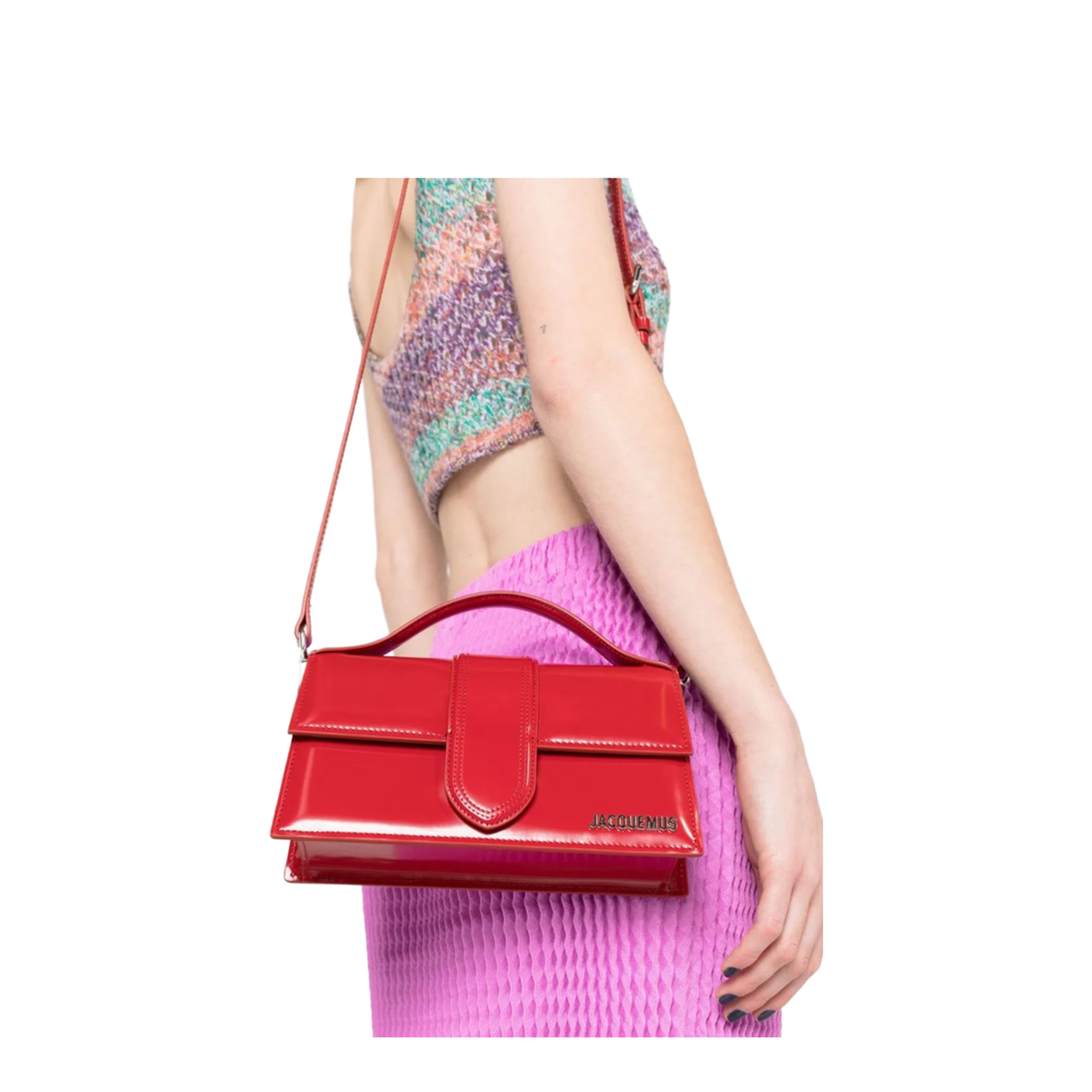 Red Patent Leather Bag - Image 5