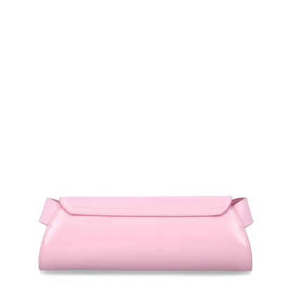 Cannolo Small Calfskin Shoulder Bag - Pale Pink - Image 3