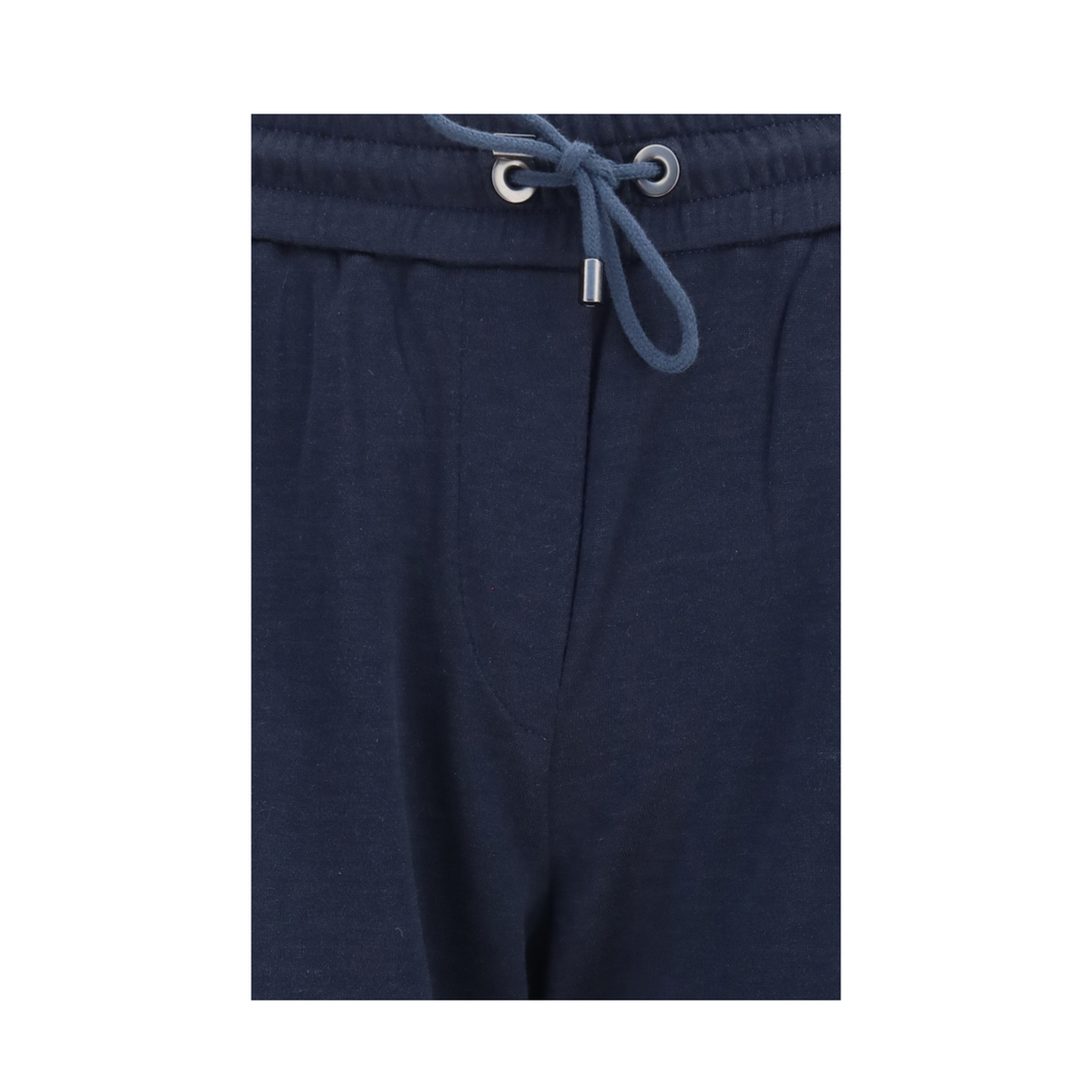 Drawstring Pants in Cotton and Silk Blend - Image 3