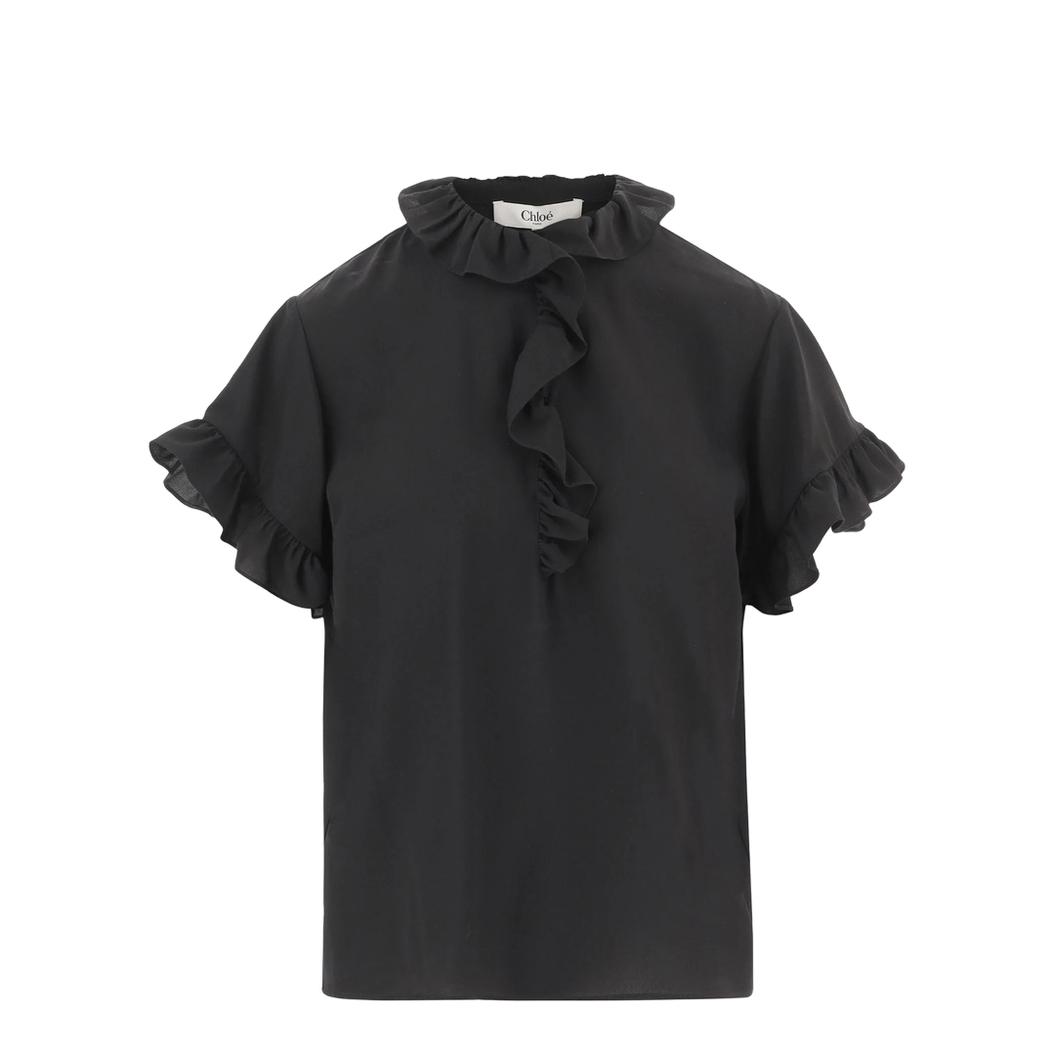 Crêpe de chine top - Image 1