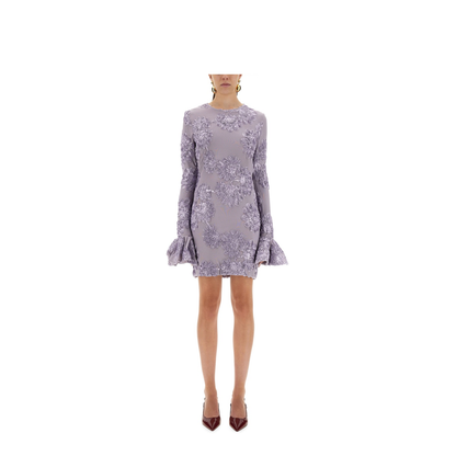 3D Mesh Mini Dress - Image 1