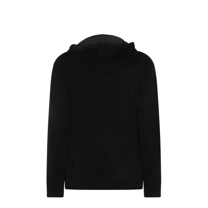 Cotton and Silk Interlock Hooded Topwear - Image 4