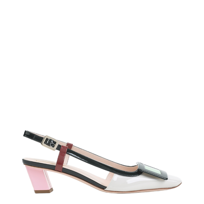 Lacquered Buckle 45 Pumps - Image 1