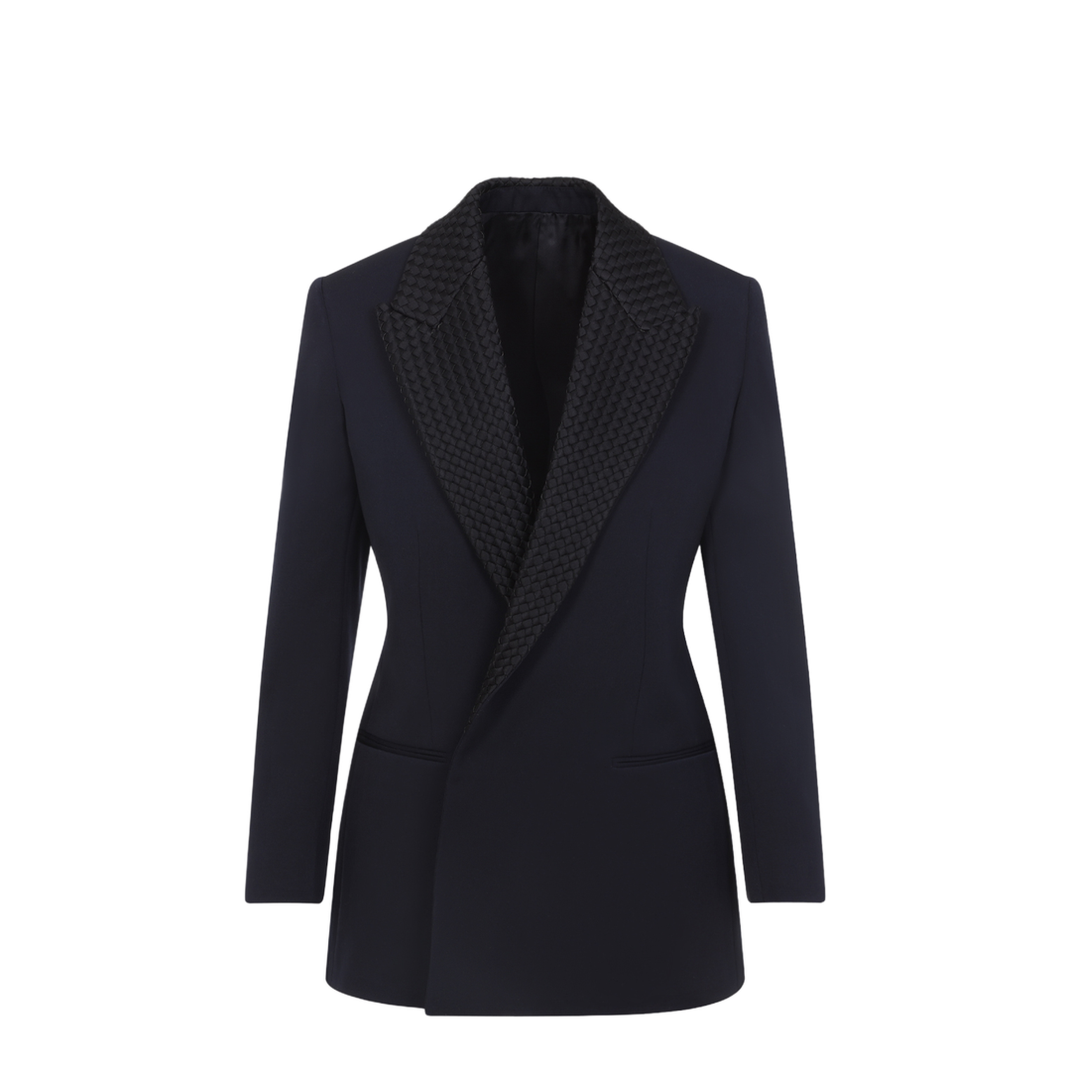 Intrecciato Collar Tuxedo Jacket - Image 3