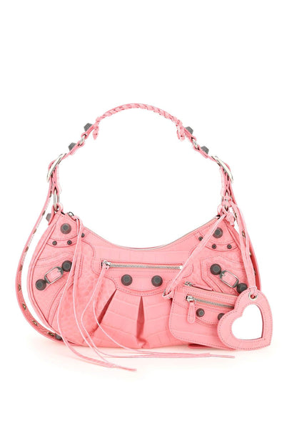 Le Cagole Small Shoulder Bag in Pink - Image 3