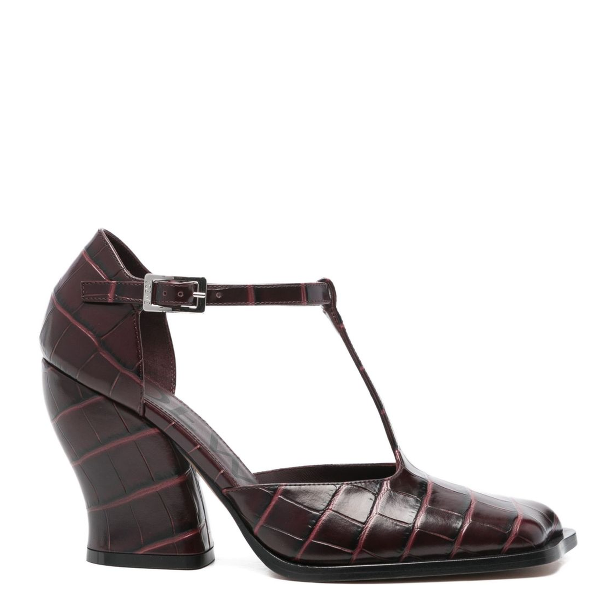 Onda Leather Pumps - Brown - Image 1
