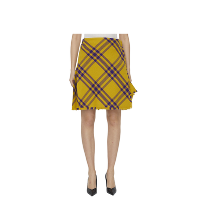 Embroidered Wool Skirt - Image 1