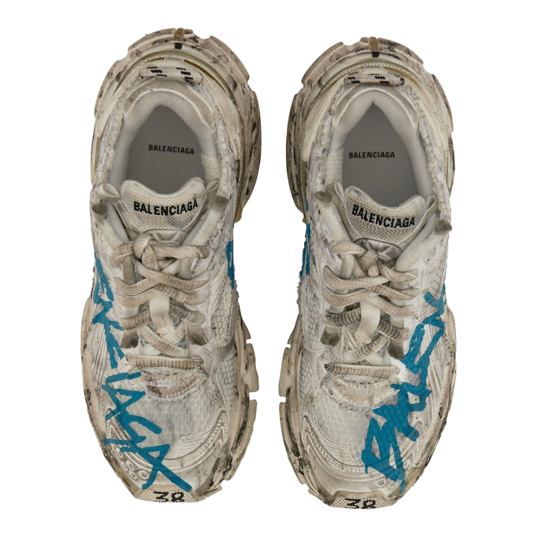 White Runner Sneakers - Image 2