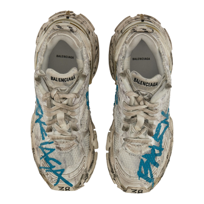 White Runner Sneakers - Image 2
