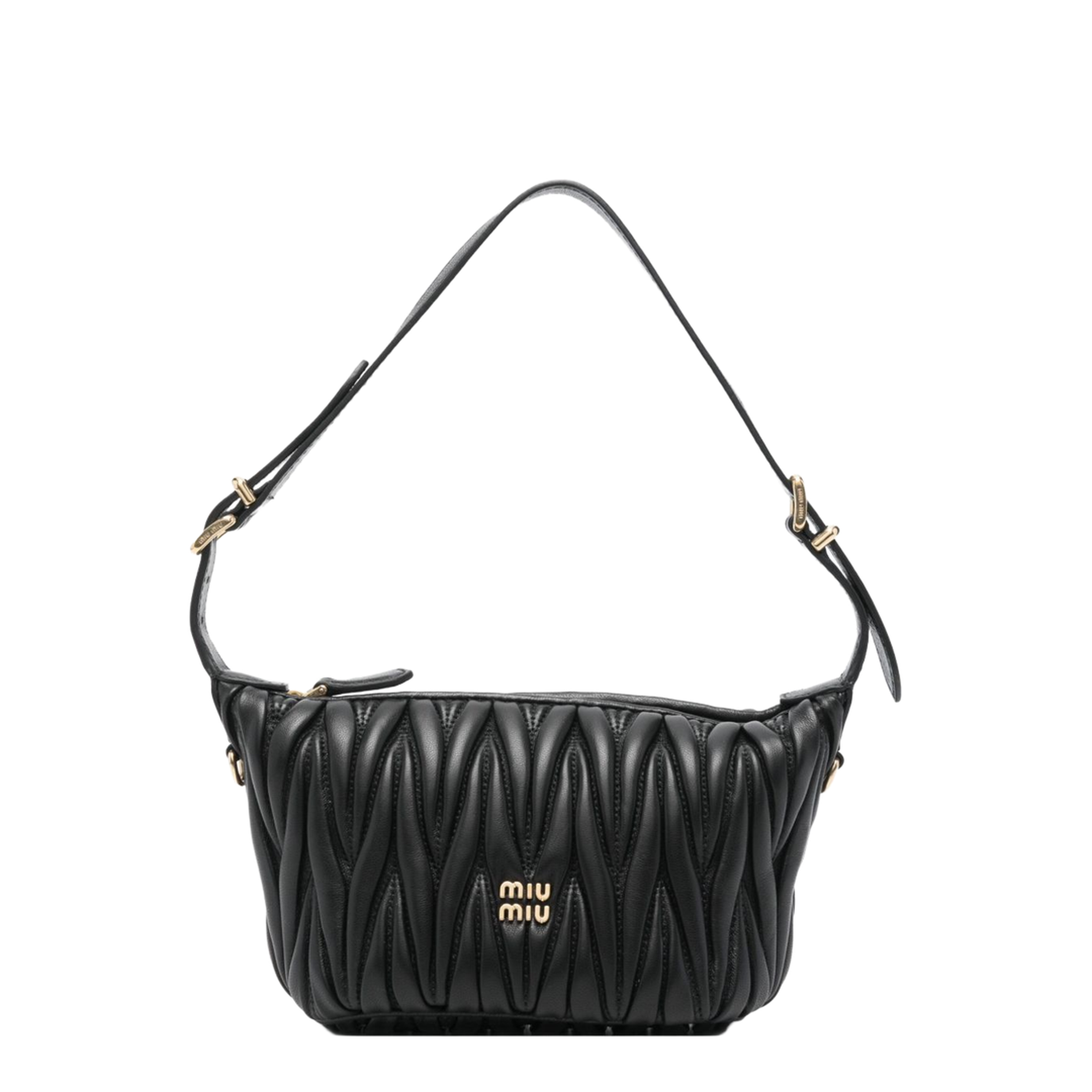 Matelassé Mini Bag Leather - Black - Image 1