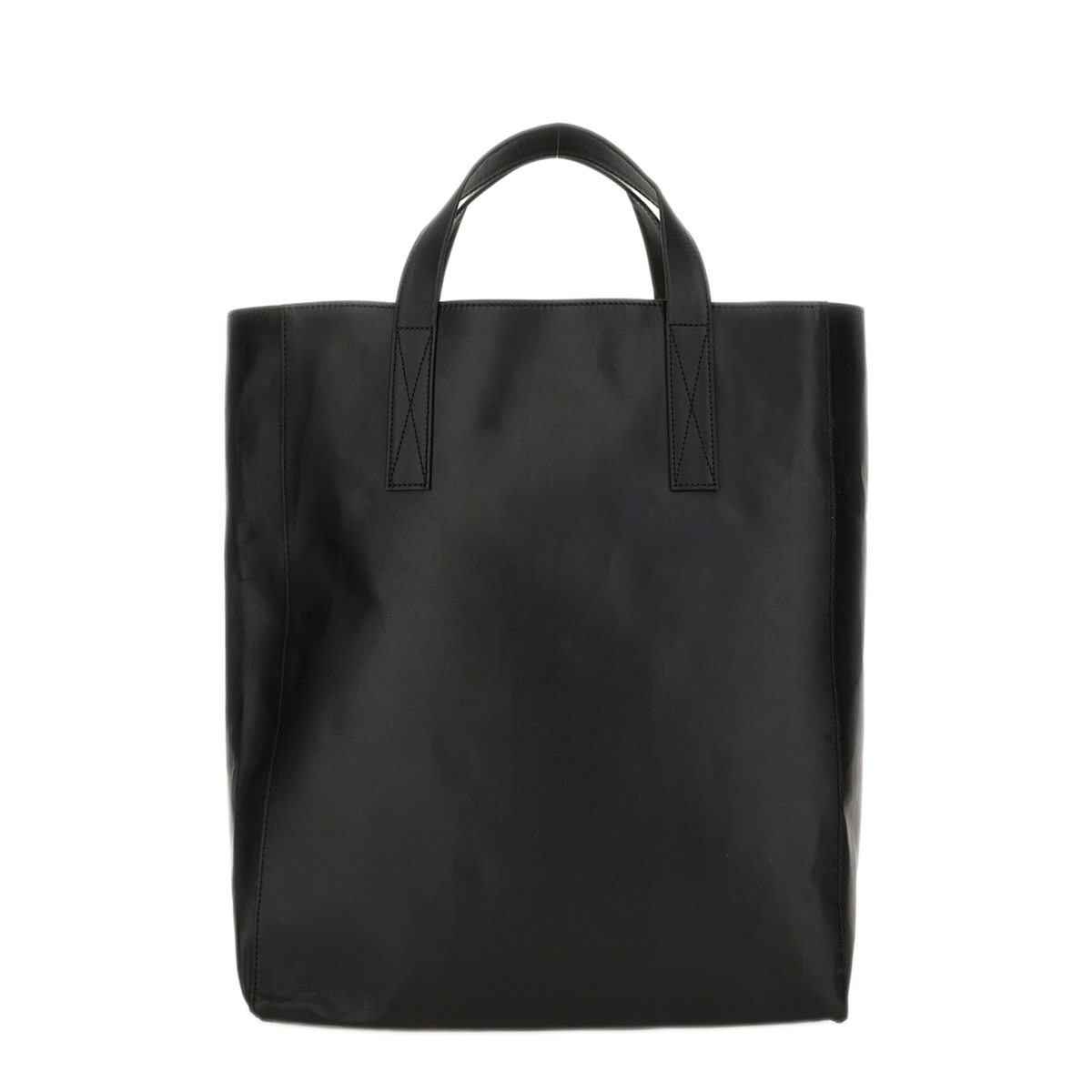 Sarah Medium Cow Leather Tote - Black - Image 2