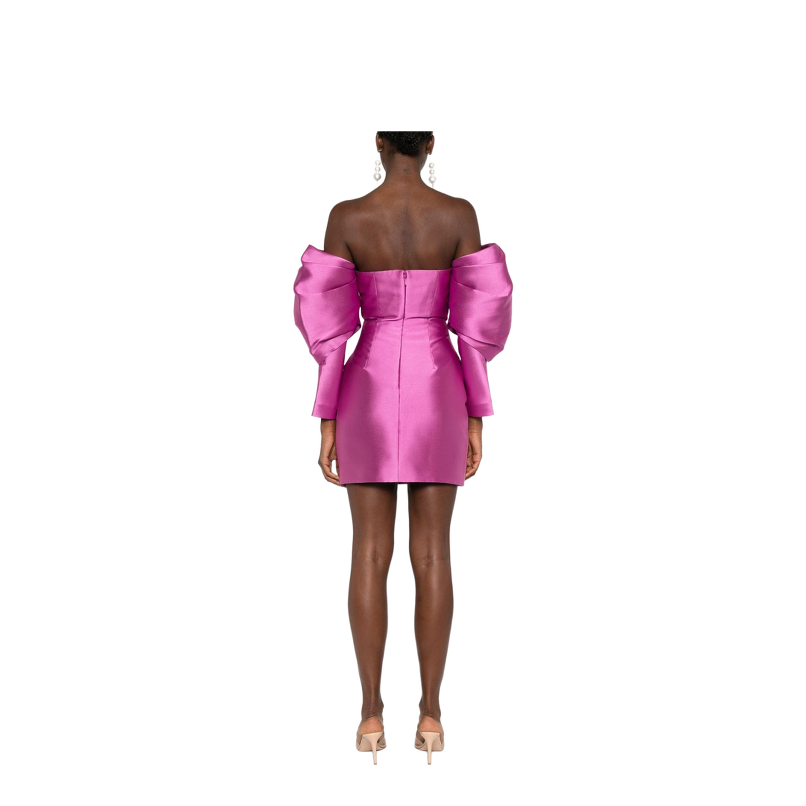 Britt Maxi Dress in Berry Pink - Image 4