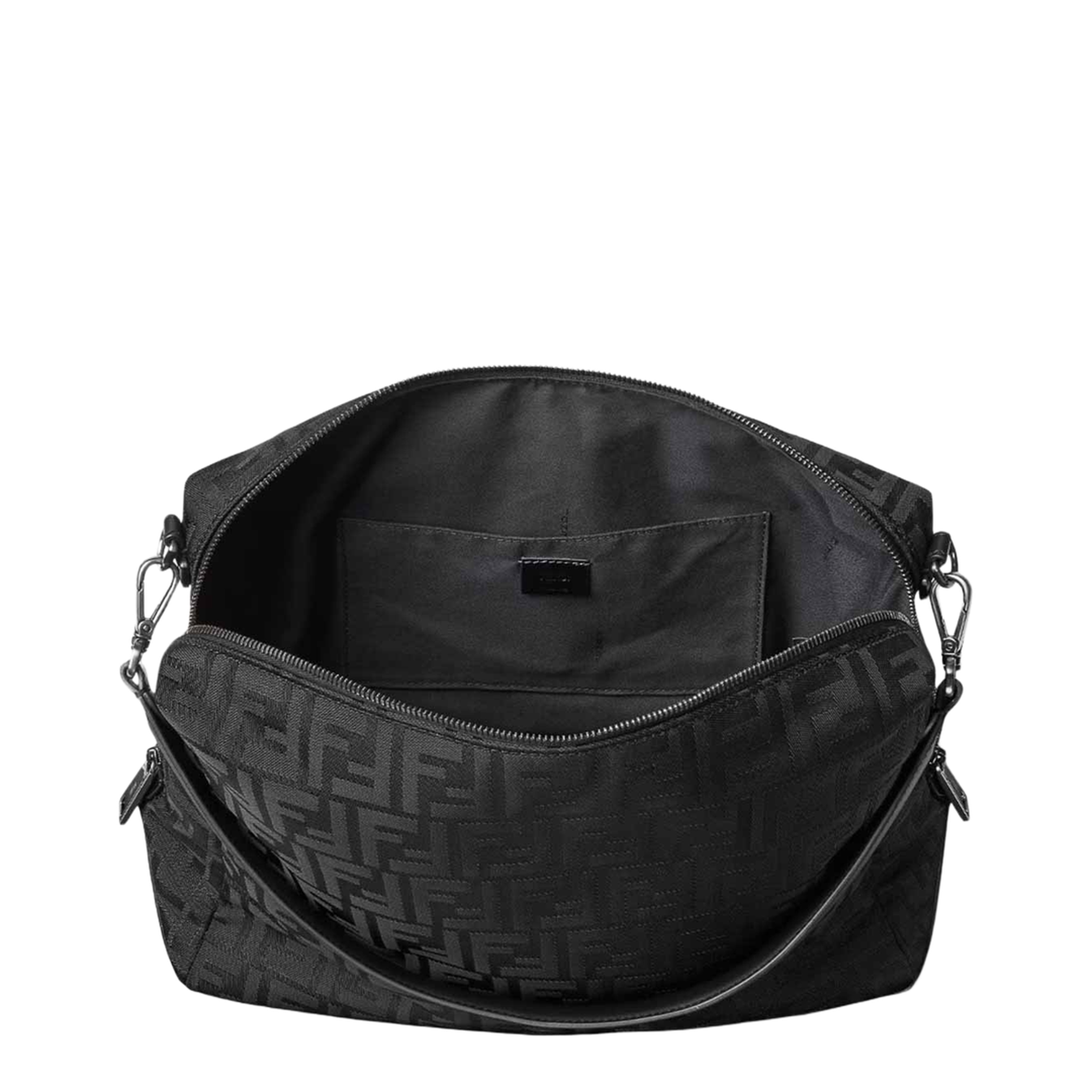 Large Fabric Black Bag - Image 4