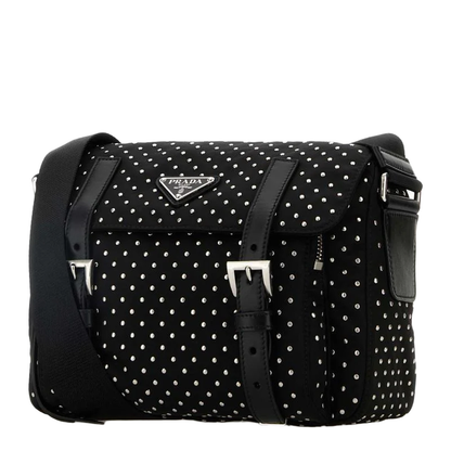 Black Re-Nylon Crossbody Bag - Image 2