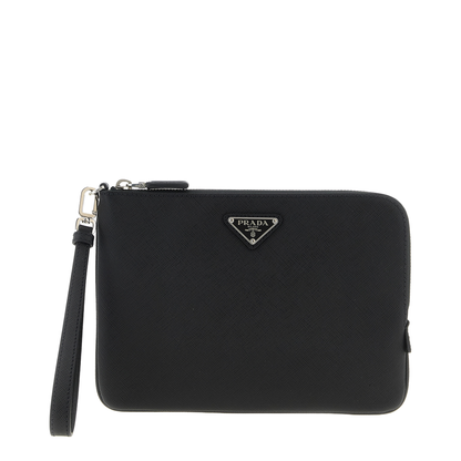Saffiano Leather Clutch Bag - Image 1