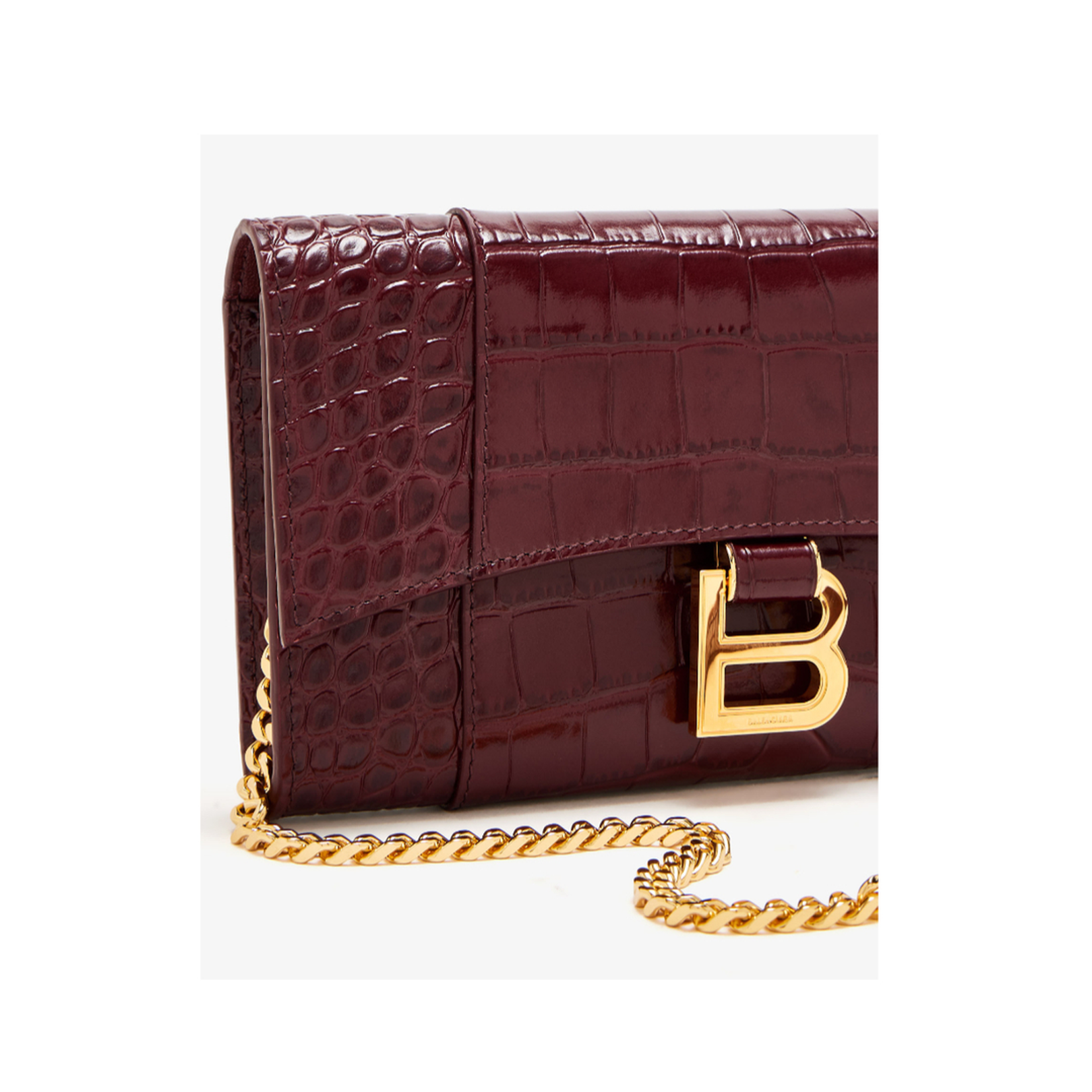 Hourglass Wallet Dark Burgundy - Image 4