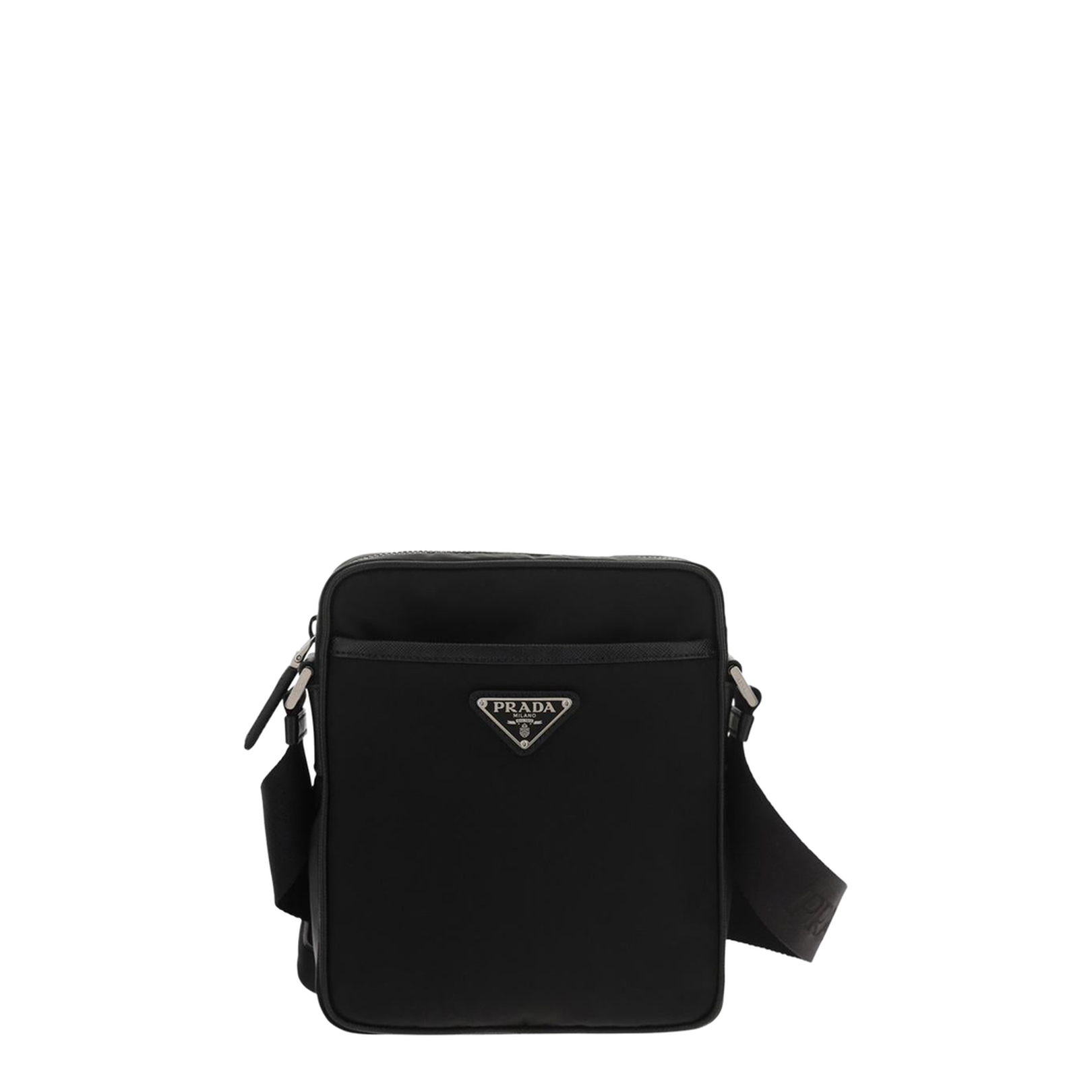 Black Nylon Crossbody Bag - Image 3