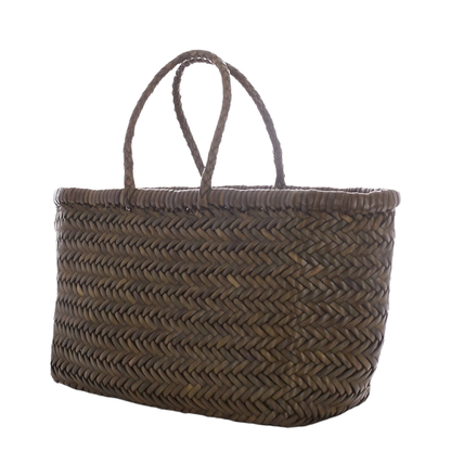 Mini Flat Gora Small Buffalo Calf Leather Handbag - Kaki - Image 3