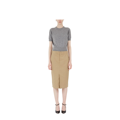 Skater Chino Midi Skirt - Image 2