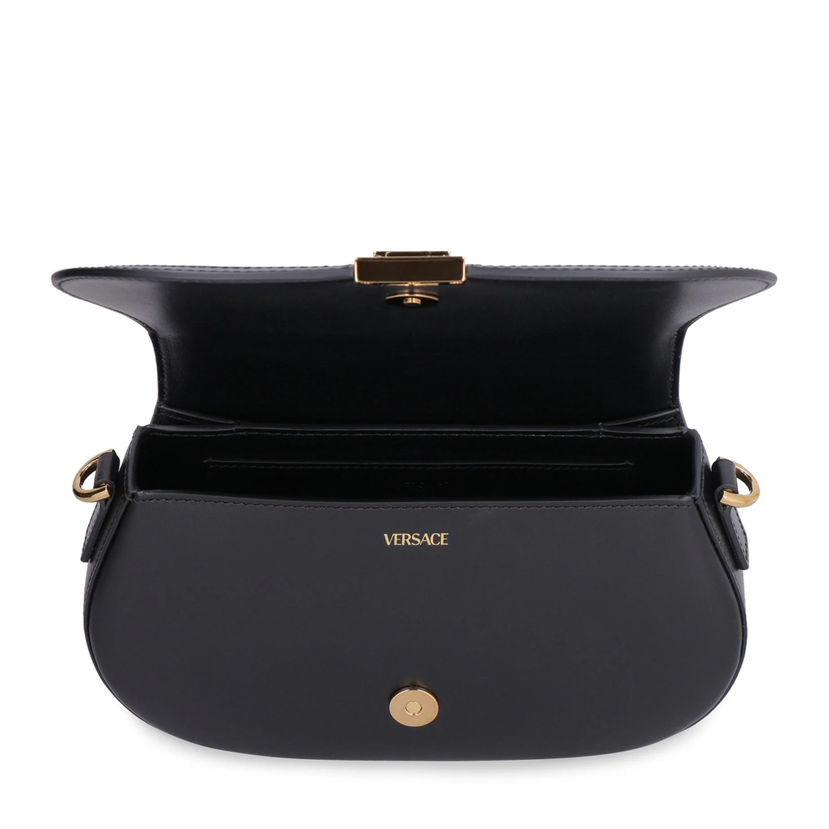 Greca Goddess Leather Crossbody Bag - Image 2