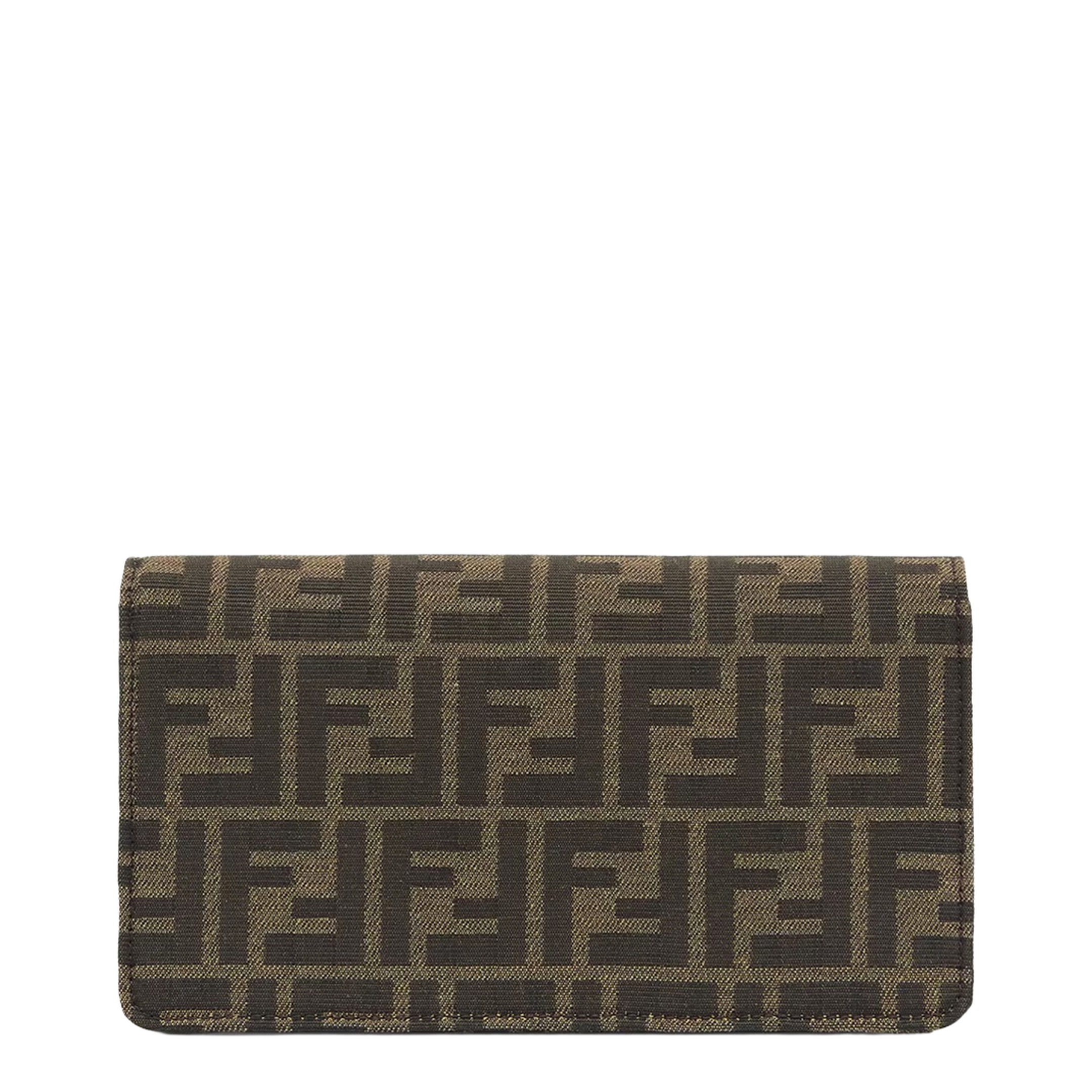 Baguette FF Jacquard Chain Wallet - Brown - Image 7