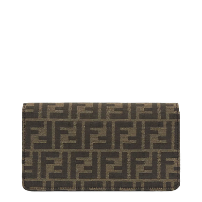 Baguette FF Jacquard Chain Wallet - Brown - Image 7